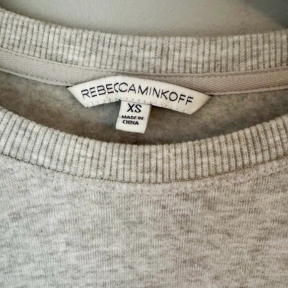 Rebecca Minkoff On Tour Concert Classic Sweatshirt Heather Gray Size XS - Picture 3 of 6